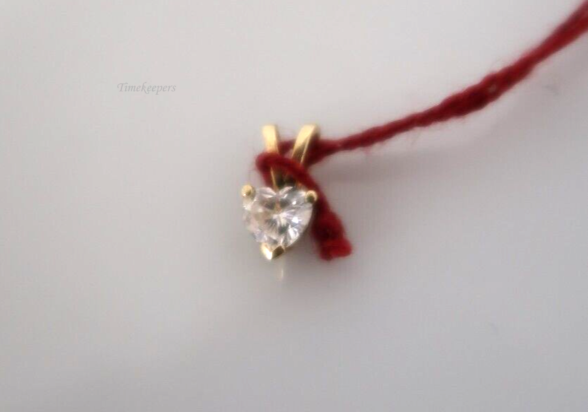 t195 14kt Yellow Gold Heart Solitaire Diamond .35 cts Pendant,14kt Gold Diamond Pendant