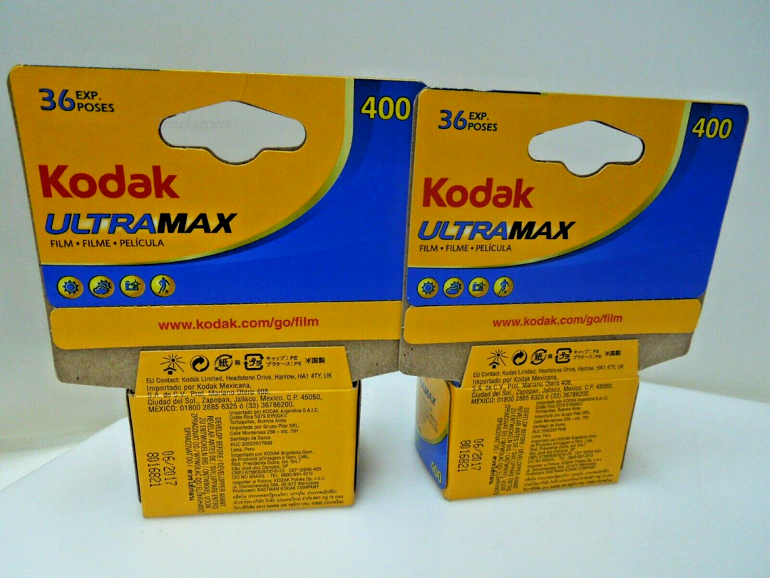 s624 Kodak UltraMax 400 Film 1 Roll 36 Exposures New & Sealed expired 06/2017