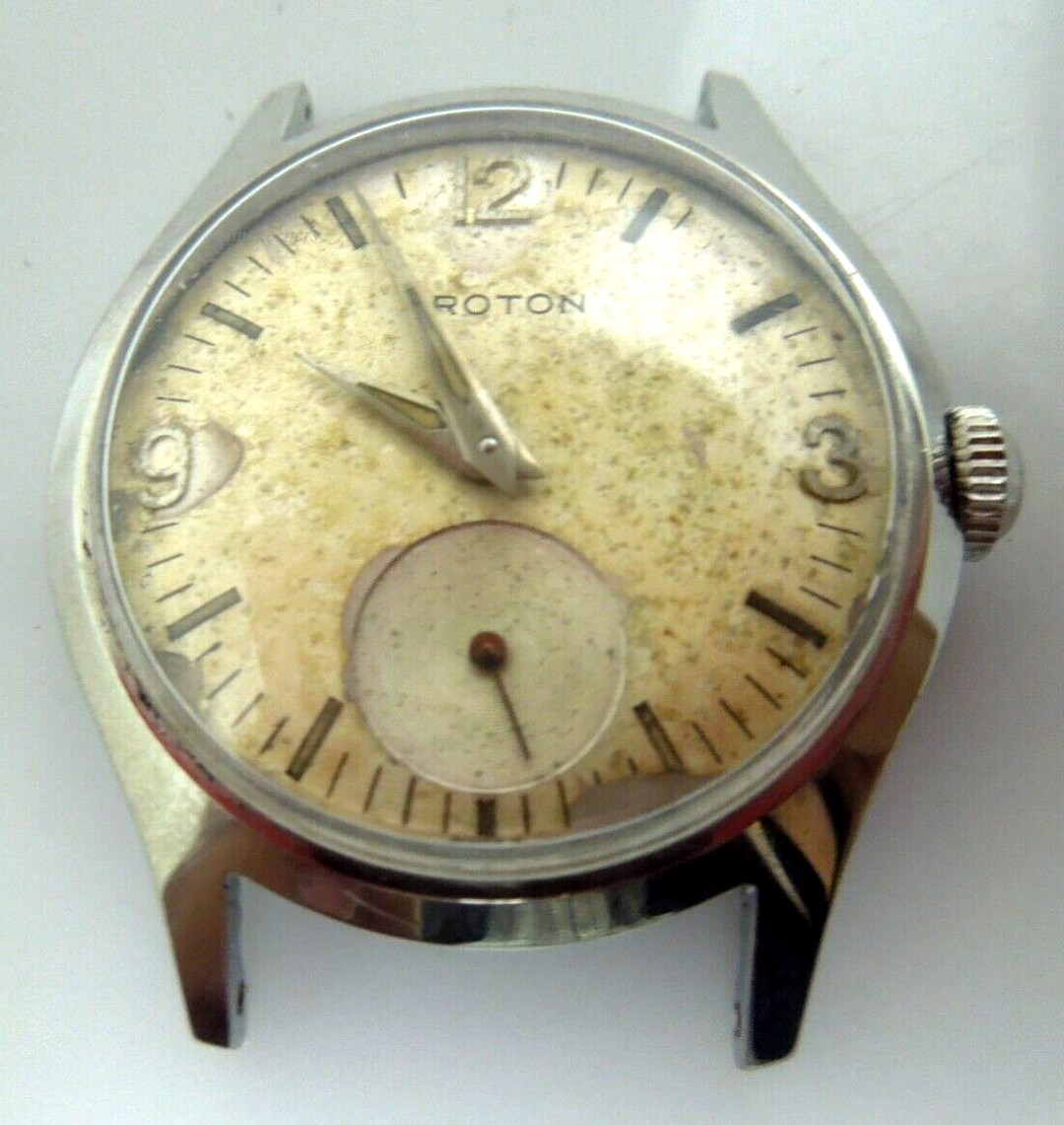 s241 Vintage Croton  Watch Co. 17 Jewels Swiss Movement 8943 Watch parts