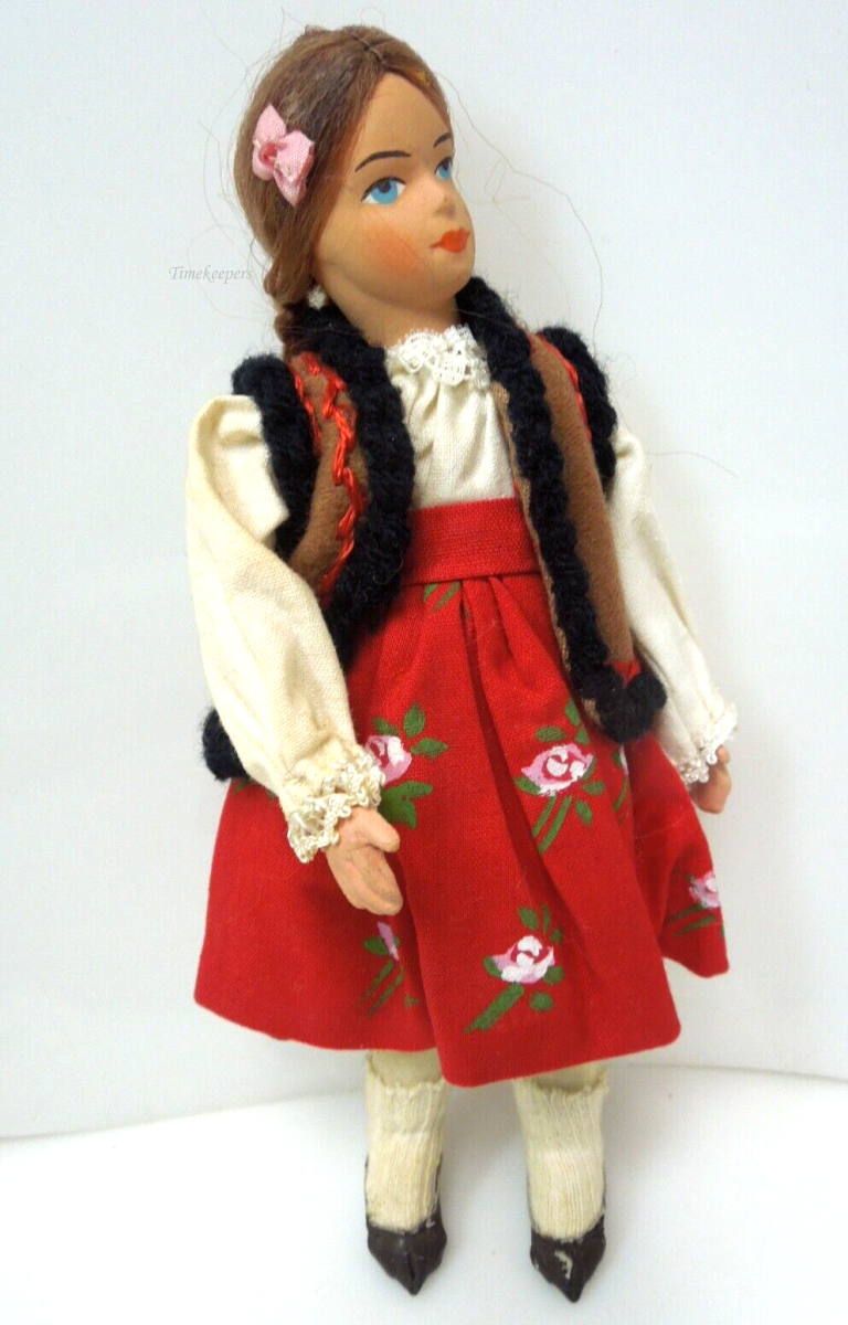 s541 Vintage Polish doll Handmade Polish Folk Art