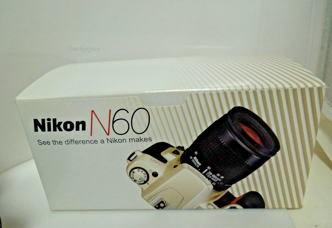 s608 Nikon N60 35mm Camera W/ Nikon AF Nikkor with Booklet and original Box  