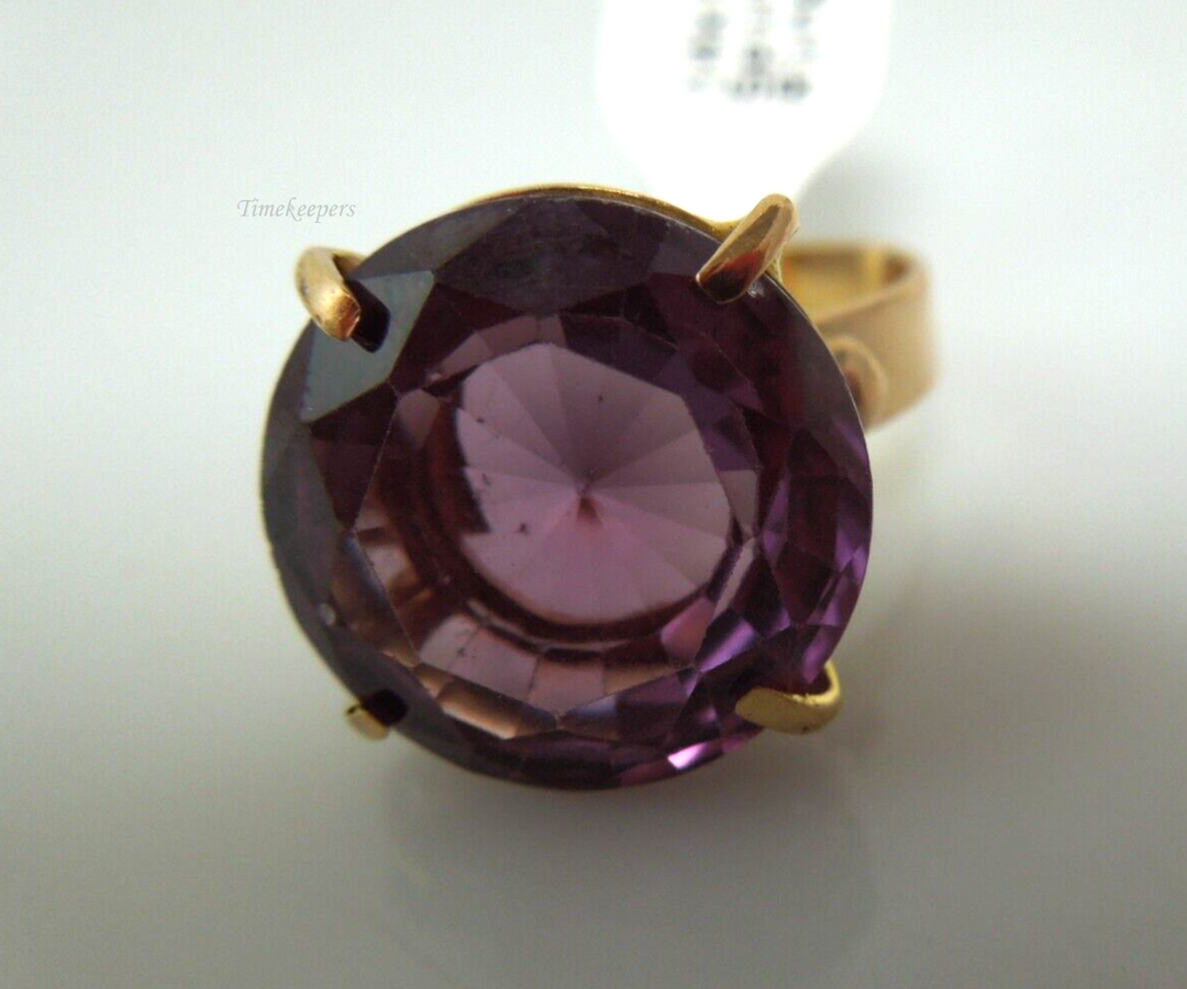 t017 14kt Rose Gold Spinel Ring Size 8 3/4(US) 7.2g,14kt Ring,14kt Rose Gold Ring