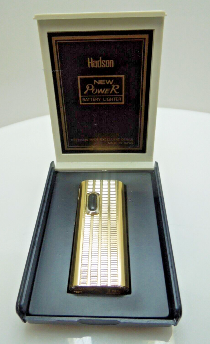 s692 Hadson Lighter Electra new power 7 Hadson Lighter Gold with original Case