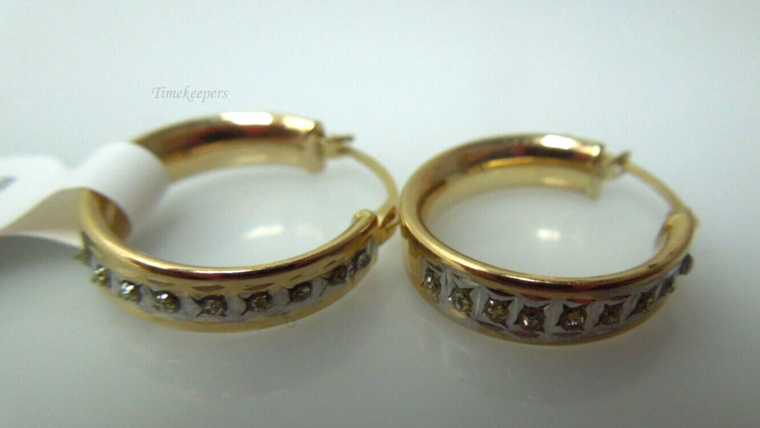 s867 14kt Solid Yellow Gold 15mm Hoop Earrings,14kt Gold Hoop Earrings,14kt Hoop Earrings