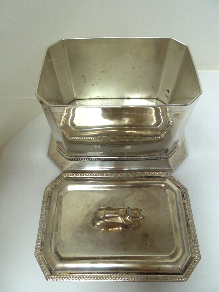 s632 Vintage Rhino" Silverplate Lidded Box