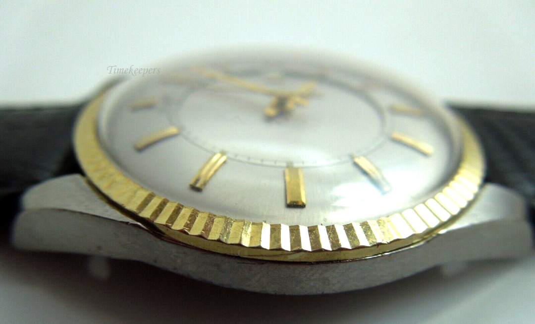 s842 Jaeger LeCoultre JLC Memodate (Memovox +Date) 14kt Gold Cap Men's Watch