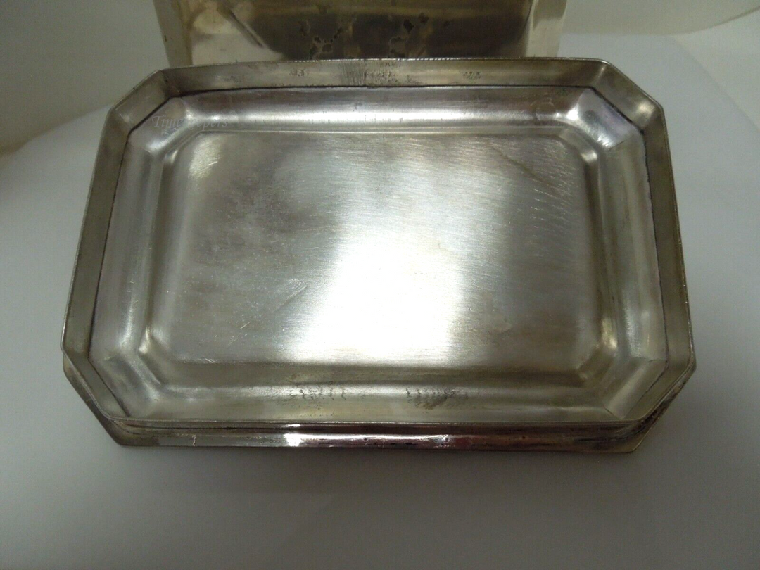 s632 Vintage Rhino" Silverplate Lidded Box