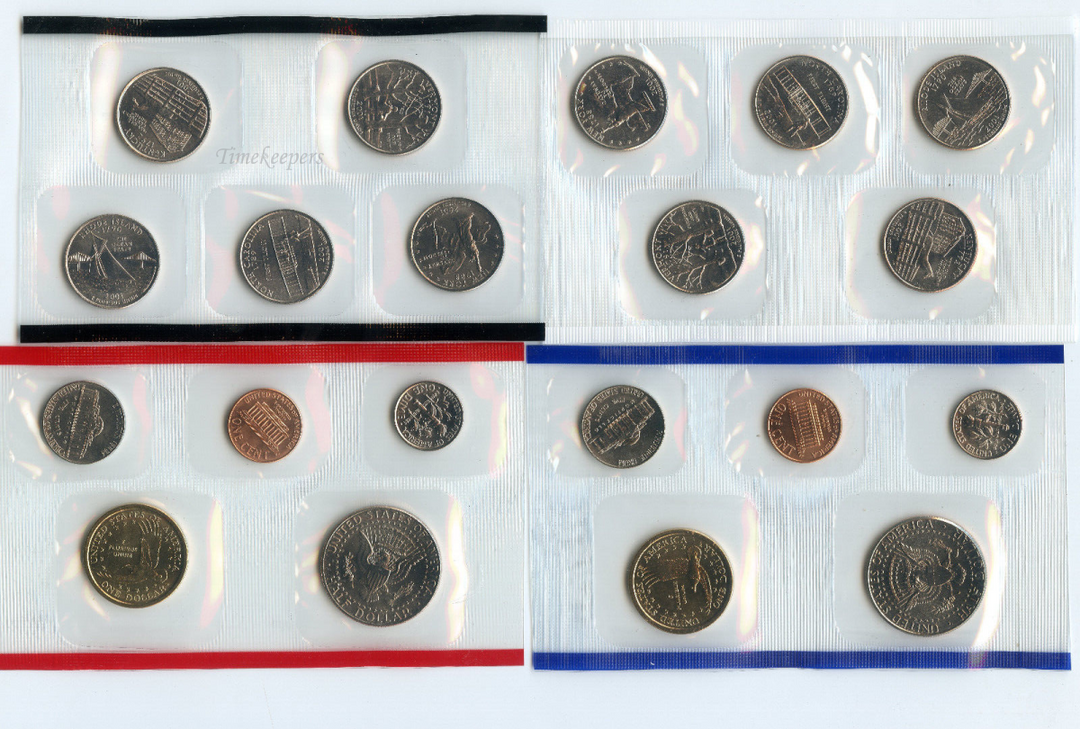 t092 2001 US Mint Uncirculated Coin Set Denver Philadelphia