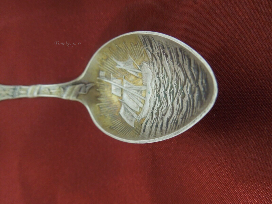 t096 1893 Columbian Exposition Sterling Silver Souvenir Spoon