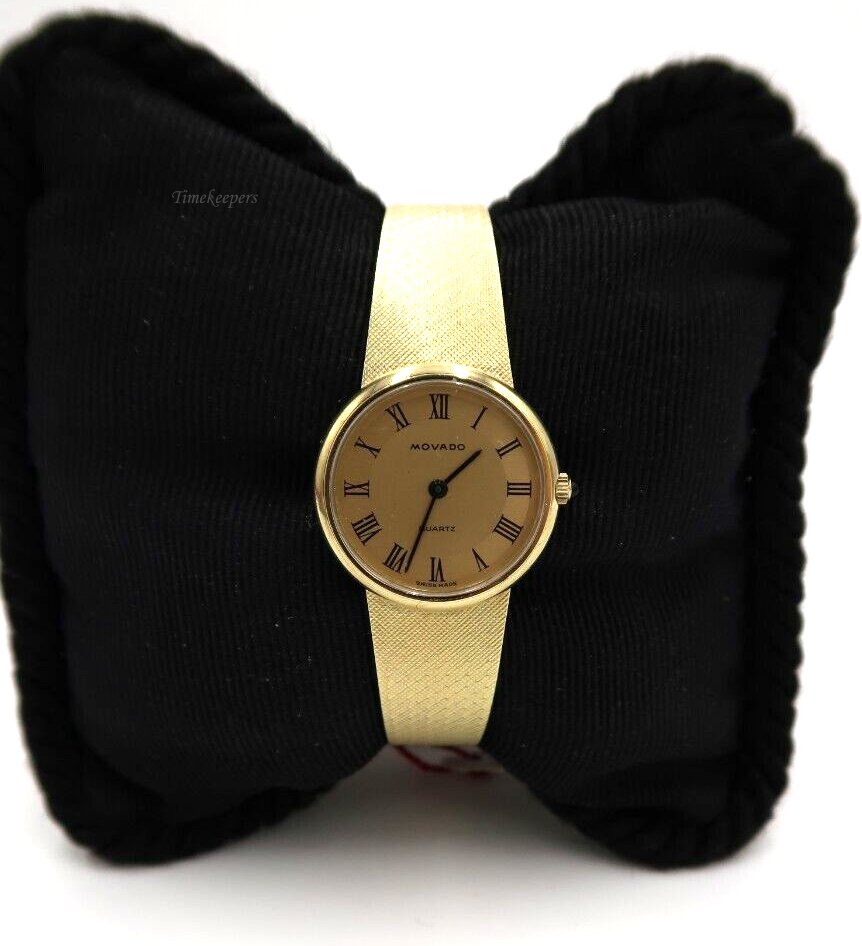 t223 14kt Yellow Gold Ladies Movado  Quartz Wrist Watch