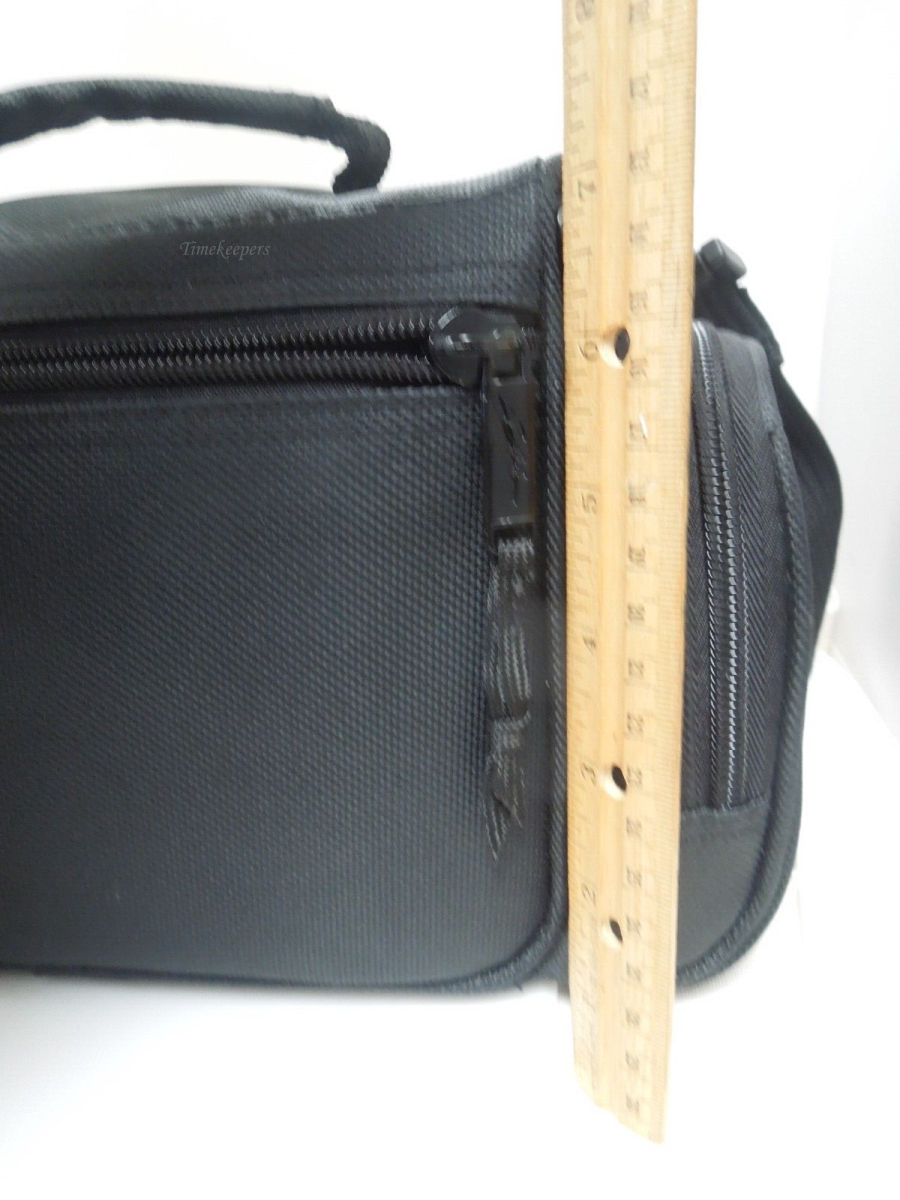 s655 Camera-Camcorder Bag / Carry Case Black 13"x8"x7" with Shoulder Strap