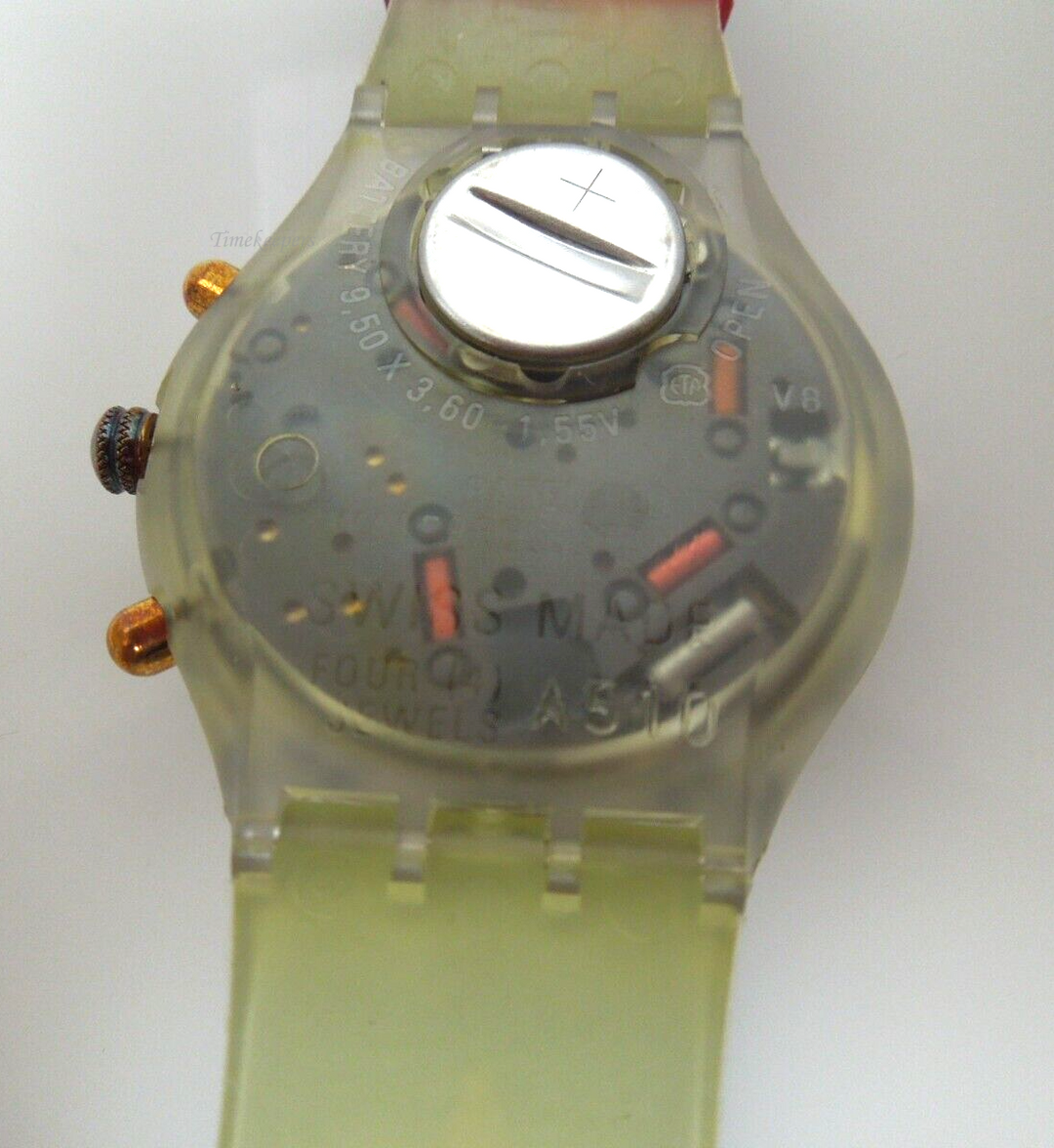 s485 1994 Vintage Swatch Chrono Scuba 'American Dream' SEK103,  