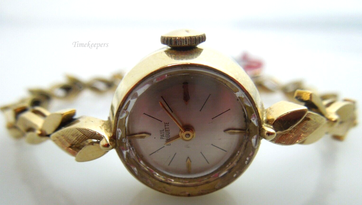 s202 14kt Solid Yellow Gold Paul Breguette Ladies Wrist Watch 16.8