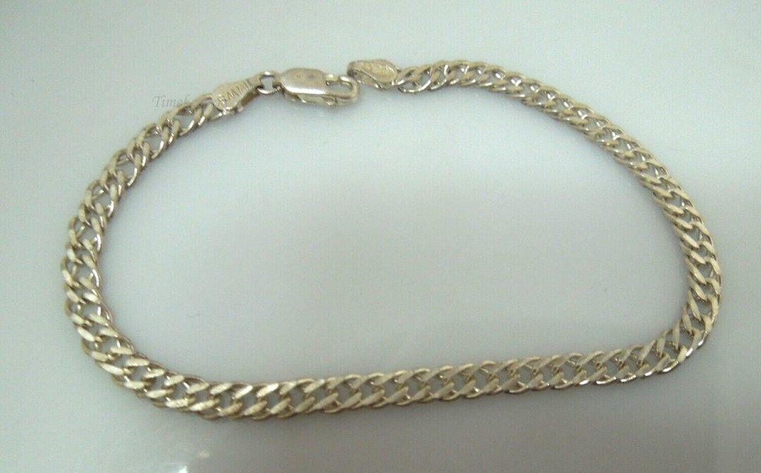 s410 Made In Italy Curb Link Chain Bracelet in Sterling Silver