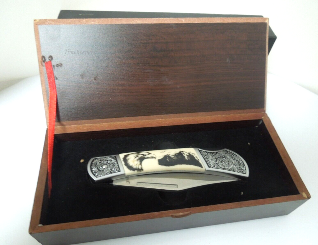 s457 FALKNER Limited Edition Stainless Steel 420 P.R.C. Pocket Knife Collector's