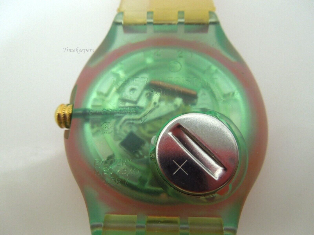 s487 Swatch Watch VINTAGE Hula Beach Pinup Girl New Old Stock