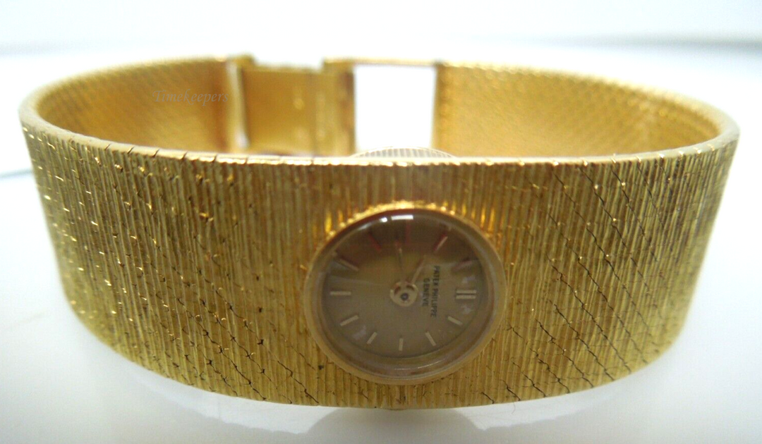 s210 Premium 18kt Yellow Gold Patek Philippe Geneve Swiss Wrist Watch Bracelet
