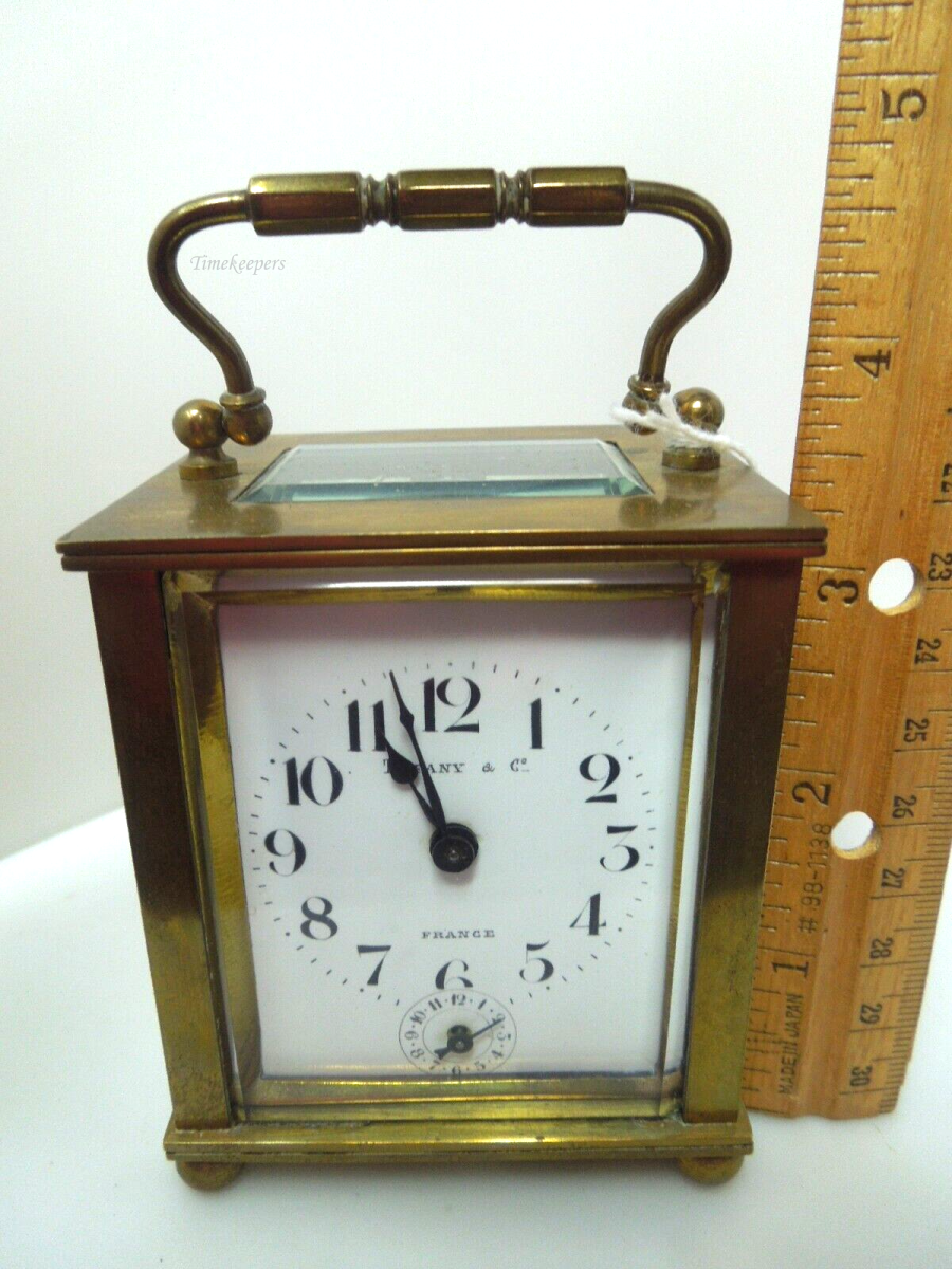 s374 Tiffany &amp; Co. Grand Sonnerie Carriage Clock
