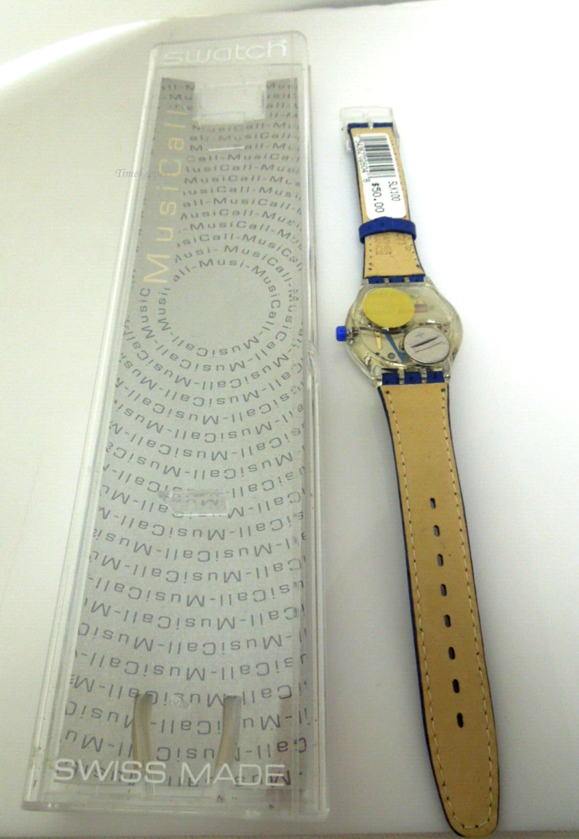 s498 Swatch+Musicall+SLK100 Tone IN Blue + New in Box