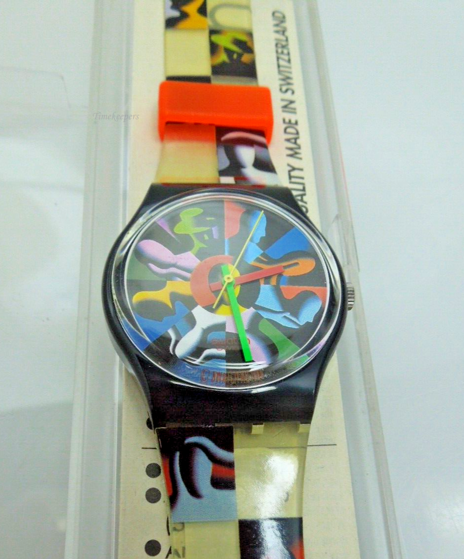 s759 Signed Kostabi Swatch Watch 1994 Vintage Twelve Apostles GB156