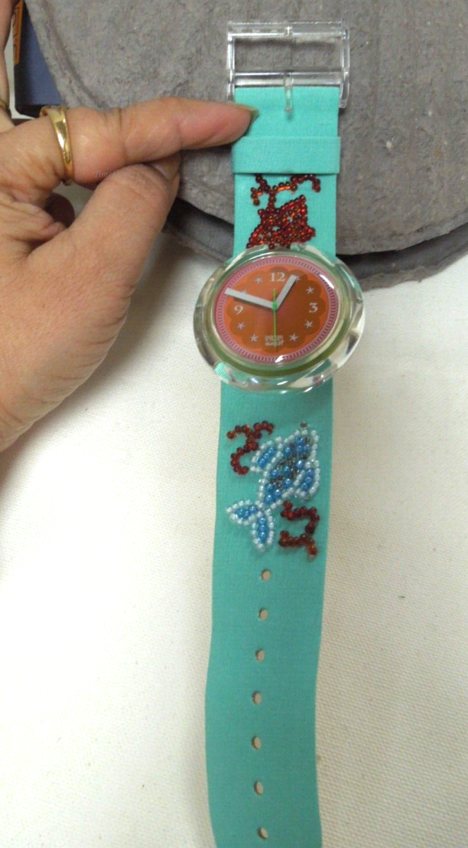 s462 Swatch Pop Watch Soupe De Poisson Clam Shell Watch New in Box(NIB)