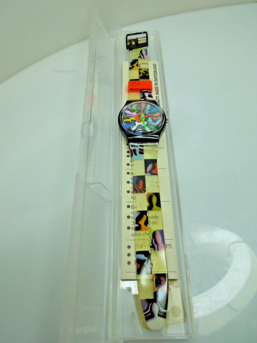 s759 Signed Kostabi Swatch Watch 1994 Vintage Twelve Apostles GB156