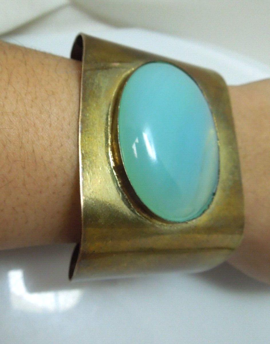 s916 Vintage Wide Copper Color Modernist Cuff Bracelet, Gifts for Her, Gifts for Women, Vintage jewelry, Valentines day gift