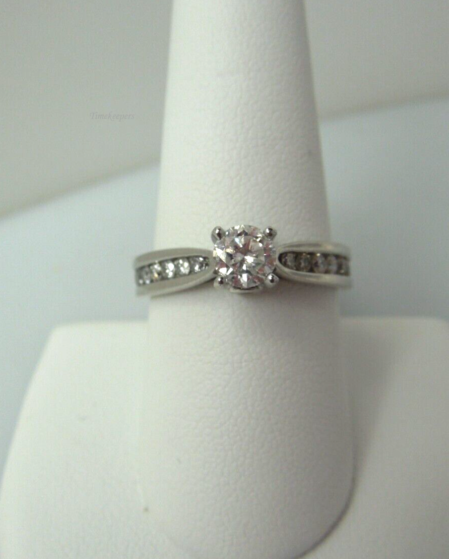 s871 14kt White Gold Engagement Diamond .88 cts Ring Size,14kt Gold Promise Ring,Wedding Ring in 14kt White Gold Diamond